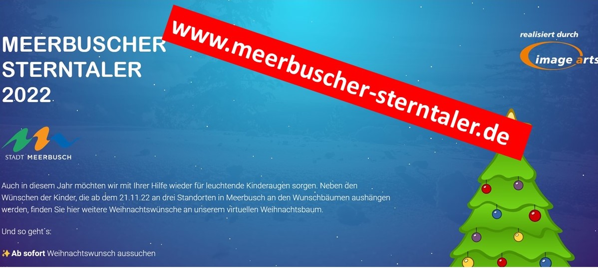 Meerbuscher Sterntaler Aktion – Wunscherfüller gesucht – Online Plattform